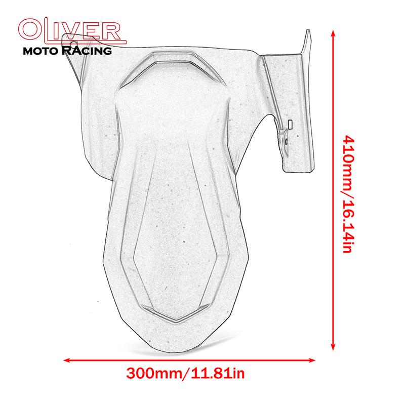 Motorcycle TMAX T-MAX530 560 Rear Fender Mudguard Wheel Fender Cover Hugger Splash Guard for Yamaha TMAX560 20-23 TMAX530 17-19
