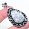 Dendrite Opal Gemstone Handmade 925 Sterling Silver Jewelry Pendant 2.52" Y9U29