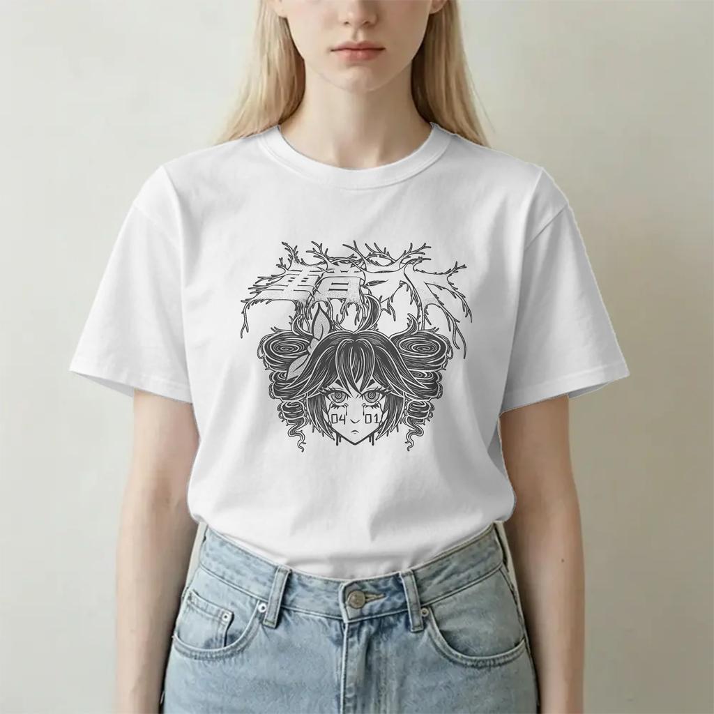Unisex Unisexs Kasane Teto Cartoon Anime T Shirt Virtual Idols 100 Cotton Tops Unique Short Sleeve Crew Neck Tees Gift Tshirt