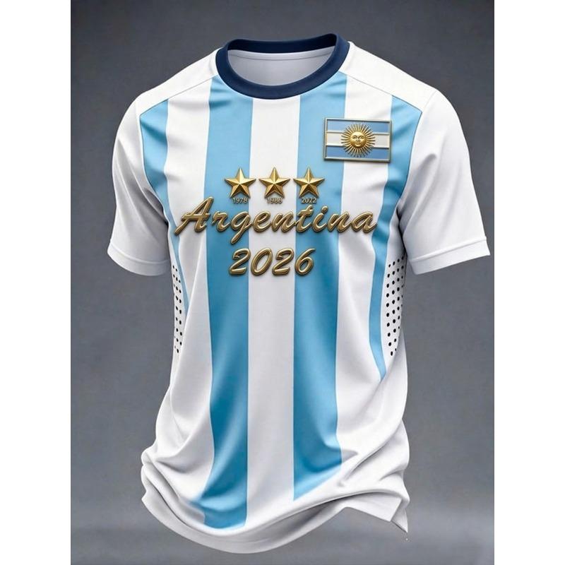 2026 New Argentina Samsung Fan Concept Football Jersey Quick Drying Sports Casual Training Match T-shirt Top