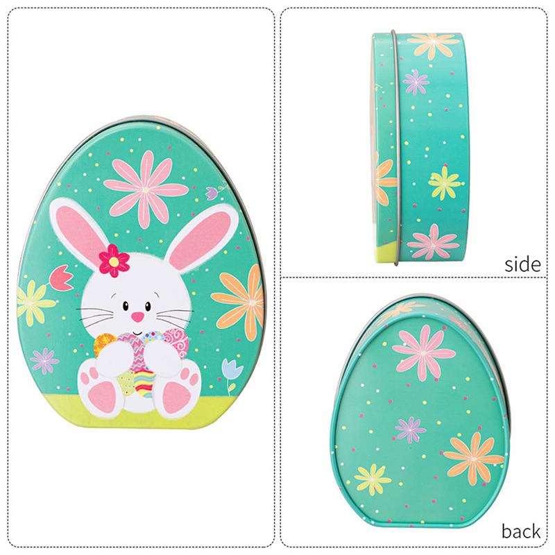 Easter Cartoon Pattern Biscuit Chocolate Storage Ornament Gift Box Home Party Multiple Styles Decorative Party Supplies