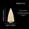 White Mini Christmas Tree Desktop Ornament - Small Christmas Decorations for Window Display