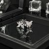 Color Series Butterfly Open Ring Premium Sense Delicate Sweet And Cool Spice Girl Ring Cold Wind Accessories