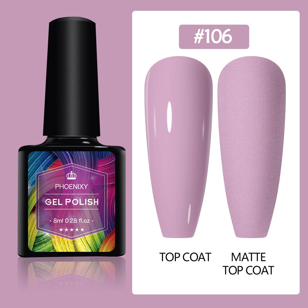 PHOENIXY 8 мл гель-лак для ногтей, полуперманентный гель, блестящий гель, отмачиваемый блестящий стартовый набор, маникюрный набор для маникюрного салона