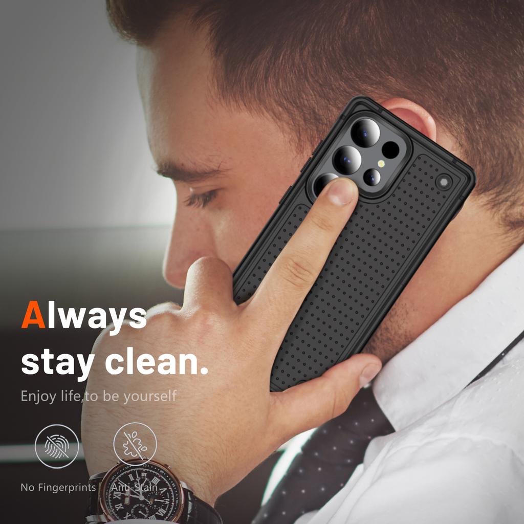 Противоударный двухслойный бронированный чехол для Samsung Galaxy S25 Ultra S24 Plus S23 FE S22 S21 Прочный чехол