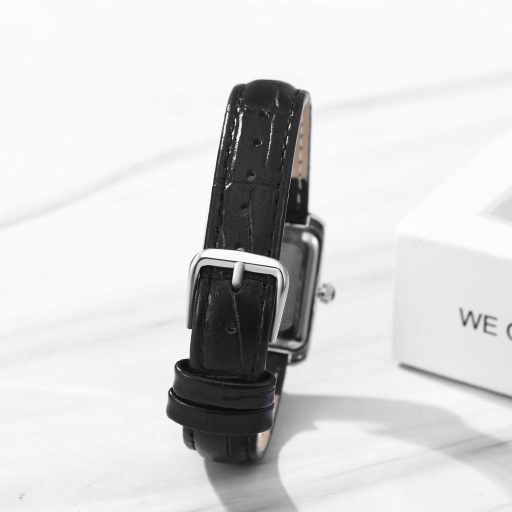 Watch Leather Strap Simple Square Analog Waterproof Leather Strap Casual Business Fashion Watch Birthday Christmas Day Present Women's Antique -