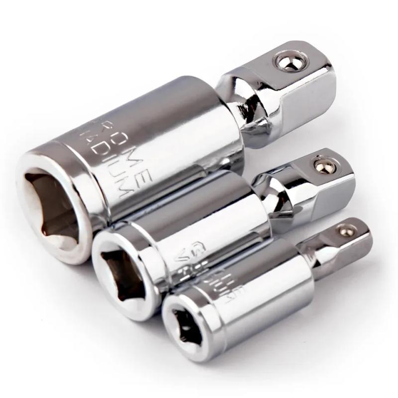 1/4" 3/8" 1/2" универсальный шарнир набор трещотка угловой удлинитель адаптер гнезда ручной и пневматический гибкий адаптер инструменты гнезда