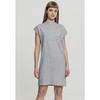 Robe Femme - Urban Classic - Ladies Turtle - Gris - Confortable - Manches Retroussées