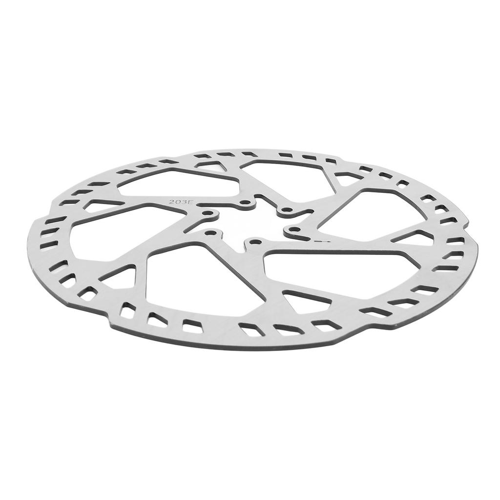 Тормозной диск для скутера толщиной 2,3 мм, 6 винтов, замена тормозного диска для электроскутера 203 мм