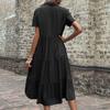 2023 Summer European & American Women's Mid-Length Hepburn Style French Dress