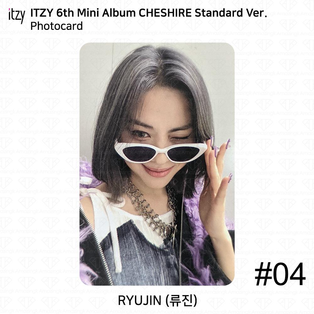 ITZY 6th Mini Album Cheshire Official Photocard Clear Card Neon 4cut Film KPOP