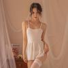 Sex Underwear Silky Hot Temptation Suspender Pajamas Women Pure Desire Perspective Cute Silky Backless Nightdress