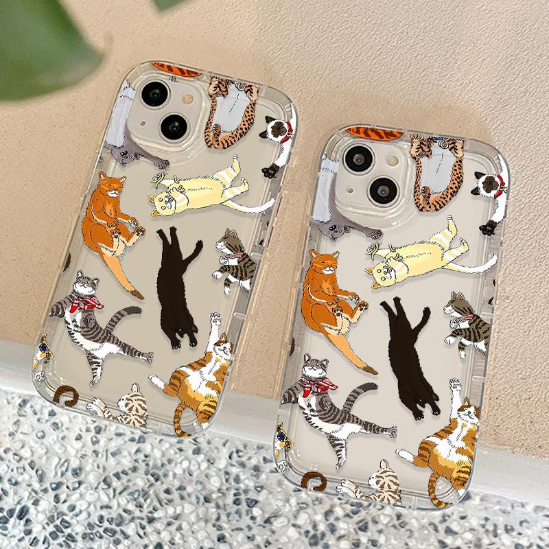 Airbag Phone Case for iPhone 11 13 16 Pro Max iPhone 14 15 12 13 Pro Max 16 Plus 7 8 Plus Samsung S24 FE A55 A05S A54 A06 S22 A15 S23 A12 A22 A52S A34