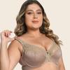Thin Jacquard Full Cup Lace Large Size Bra Gathers Sexy Fat Sister Underwear