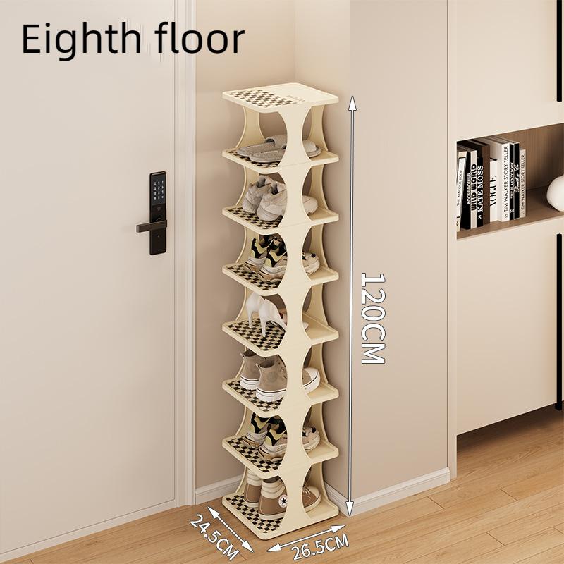 Полка для обуви Многослойная экономящая пространство дверь общежития складная после бесплатной установки шкафа для хранения обуви