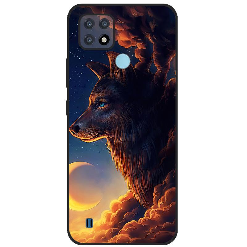 For Realme C21 Case Soft Tpu Silicone Case For OPPO RealmeC21 C 21 Phone Cover Fundas RMX3201 Bumper Case For Realme C21 Cover