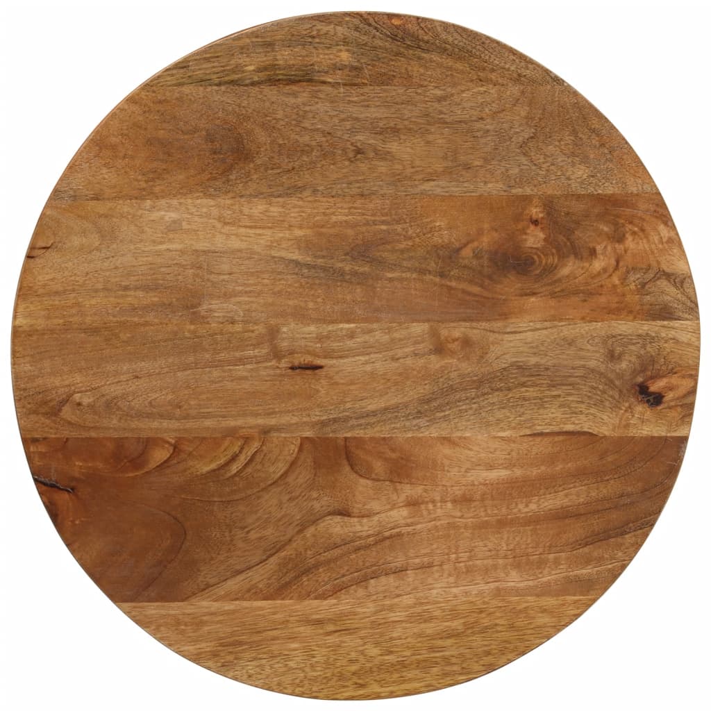 Round Solid Mango Wood Table Top Ø 40 x 3.8 cm