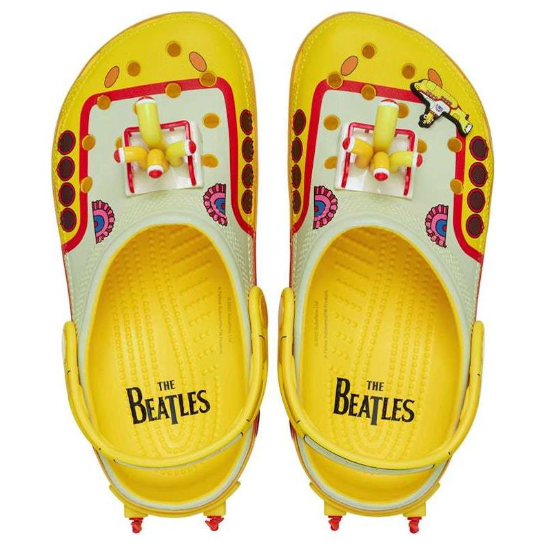 The Beatles x Crocs Classic Clog Желтая Подводная Лодка Унисекс Кроссовки Мульти 210893-90H