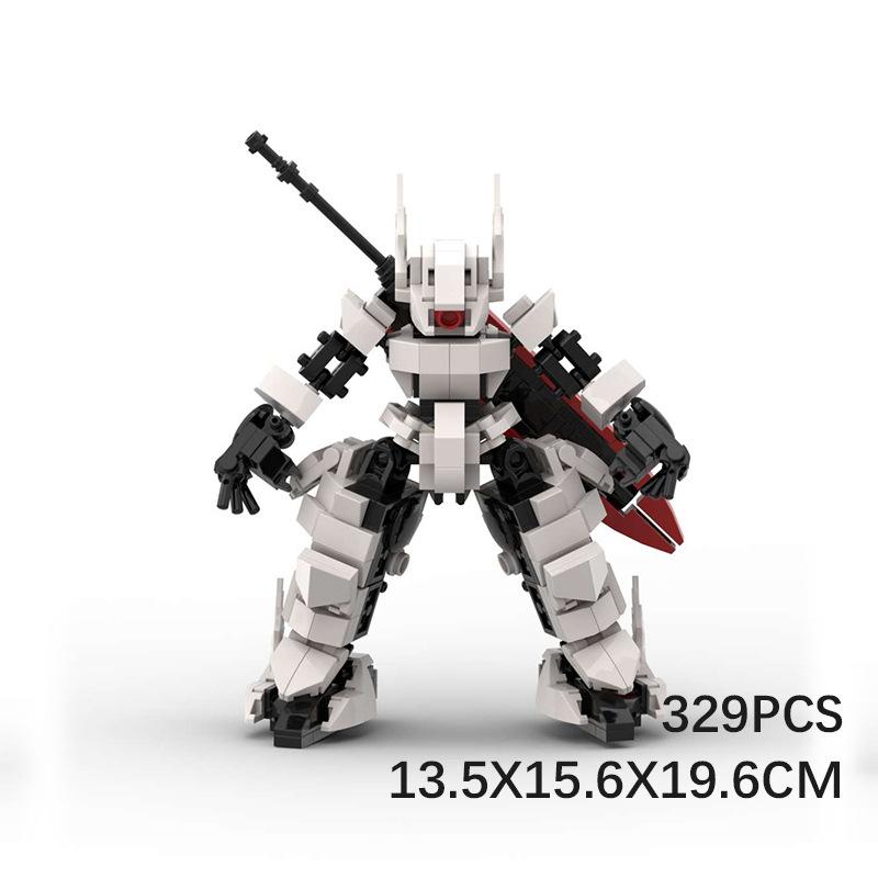 M Building Block Is Compatible With Lego, Attack And Kill Mobile Team Creative Assembly Battle Robot Toy Building Block Ornament Set