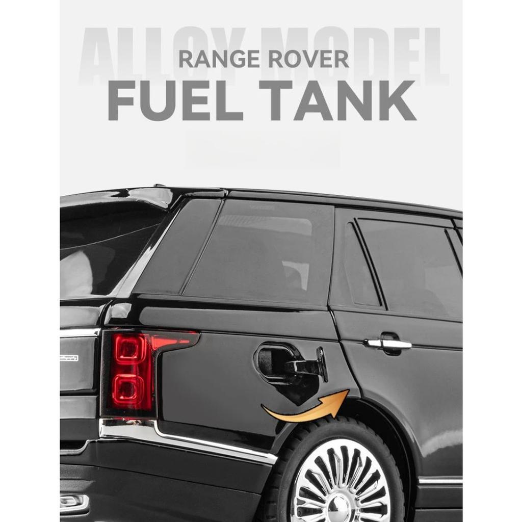 1/18 Land Rover Range SUV спортивная игрушечная машинка для детей литая модель миниатюрная звук свет двери открываются коллекция подарок для детей