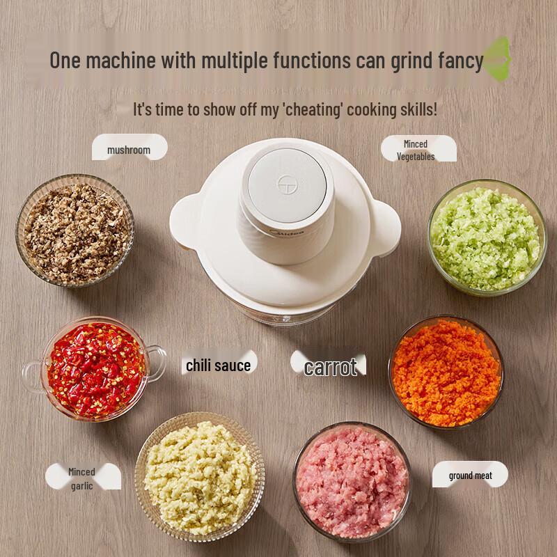 Midea Электрический многофункциональный кухонный комбайн и мясорубка, штекер CN (адаптер в комплекте)