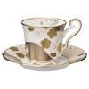 Блюдце для кофейной чашки Noritake 200 куб. см Aya Minamo Sakura, костяной фарфор золотого и серебряного цвета, T52506/4939