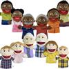 Cartoon Black Half Body Hand Puppet For Interactive Storytelling