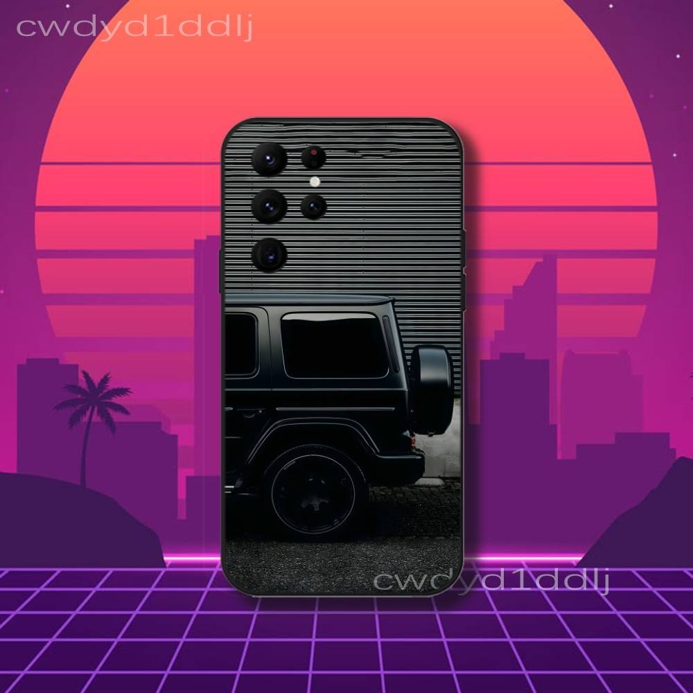 Car M-Mercedes-ES G Phone Case For Samsung S10,S21,FE,S21 ,S26,S25,S24,S23,Ultra,S9,S22,Plus Black Shell Cover