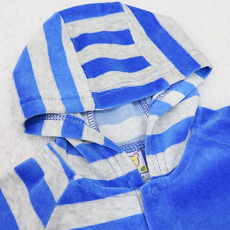 Newborn Baby Boy And Girl Infant Hooded Clothing Velvet Winter Spring One Piece Kid Long Sleeve Kidswear Aapparel Newborn Suits Tddler Romper