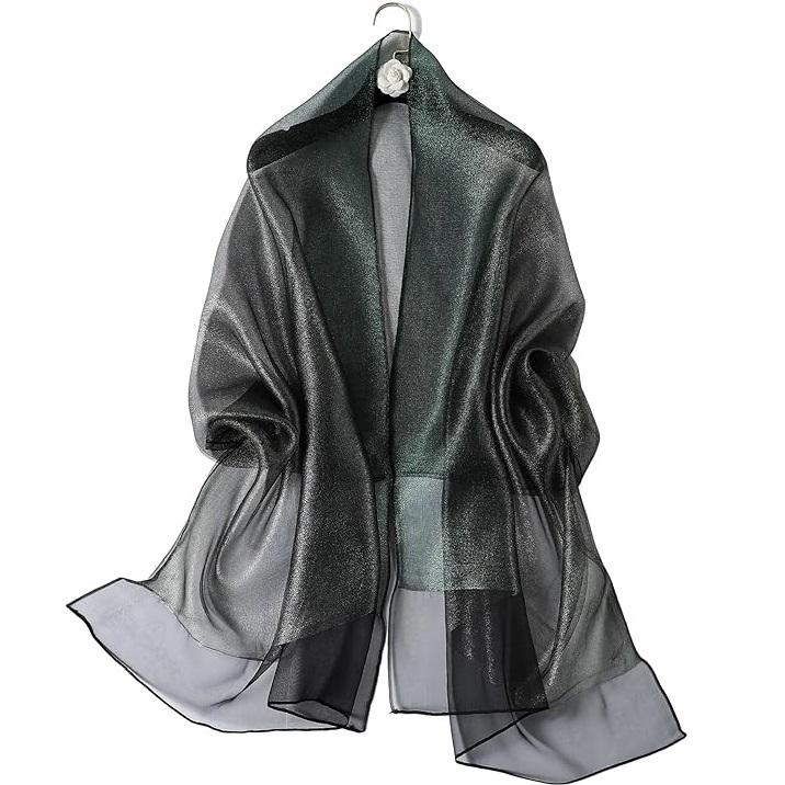 70*180cm Women Gradient Colors Scarf Long Shawls and Wraps for Party Dress Lightweight Pashmina Fashion Scarves