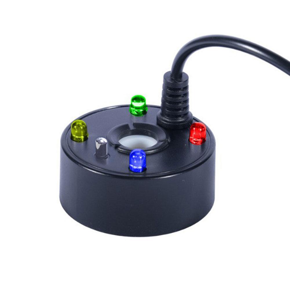 USB Туманообразователь с 4 цветными светодиодами, фонтан, пруд, машина для тумана, распылитель, увлажнитель воздуха для украшений на Хэллоуин