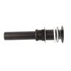 Push Button Drain Stopper Matte Black Vessel Sink Drain Easy Install Drain Assembly  Vanity Sink