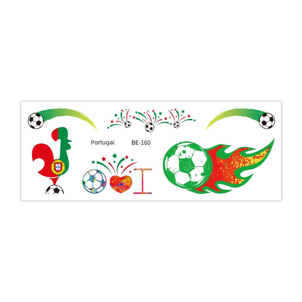 Rikaron Cross-border World Cup Face Tattoo Fan Stickers