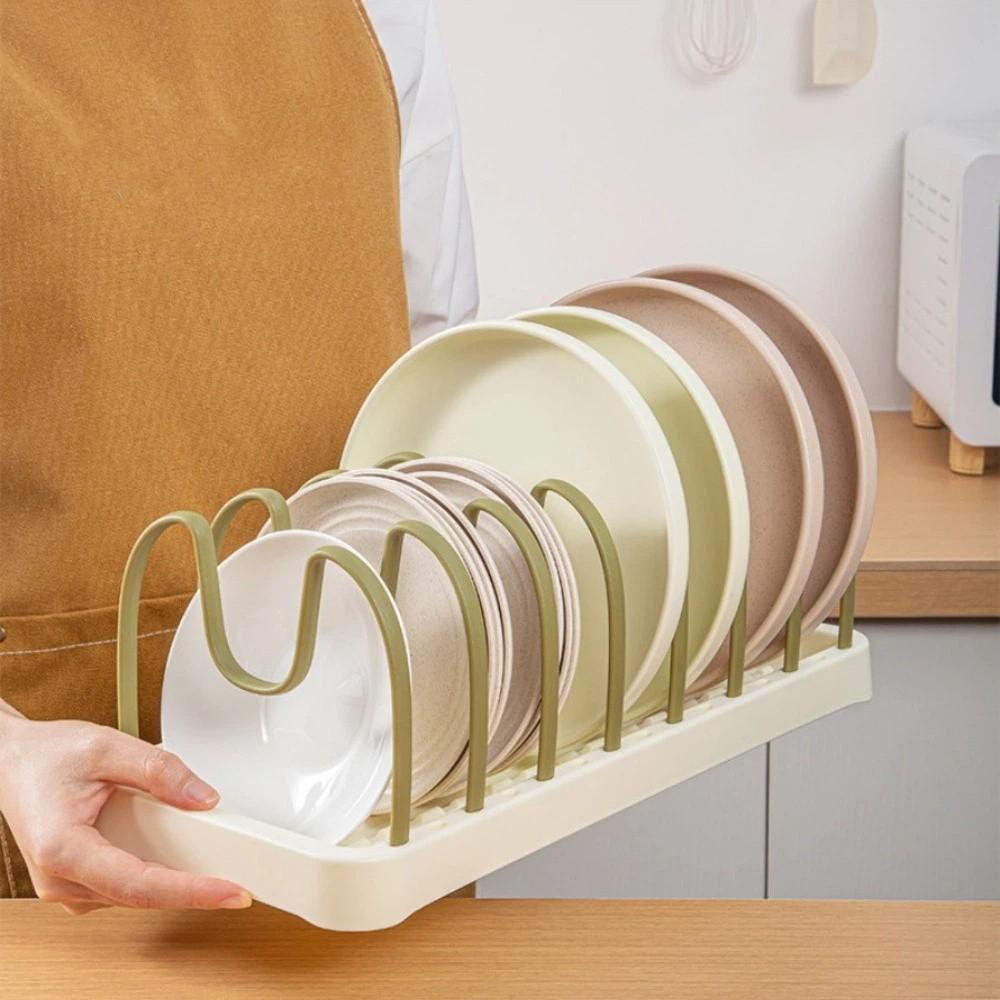 Plastic Dish Drain Rack Detachable Pot Lid Rack New Pot Lid Holder Household