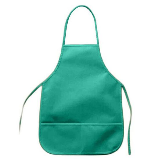 Детский карманный фартук из нетканой ткани, кухонный фартук для рисования, сделай сам, чехол для художественного класса