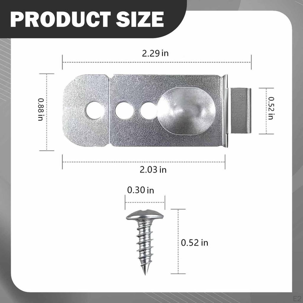 DD98-01051C Комплект монтажных кронштейнов для посудомоечной машины с винтами Нержавеющая сталь Легко установить Домашний