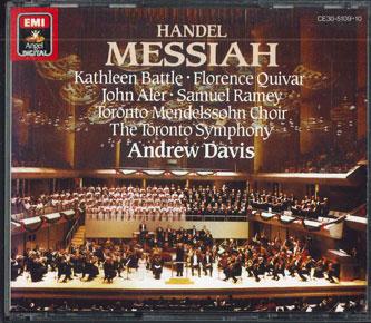 CD ЭНДРЮ ДЭВИС - Гендель Мессия CE30510910 EMI Japan Классика Б/У