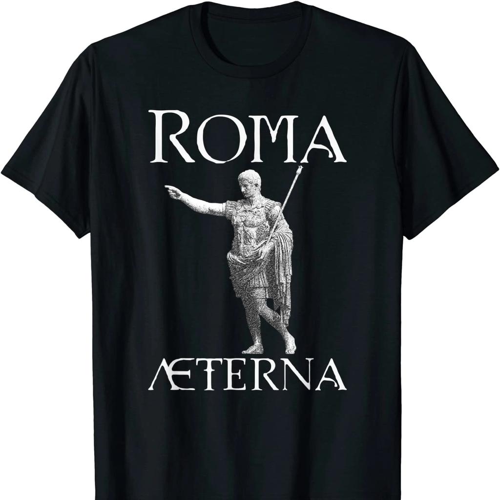 Roma Aeterna SPQR Roman Empire Graphic Tshirts Summer Funny Men Short Sleeve O-Neck T-shirt Casual Women Tops