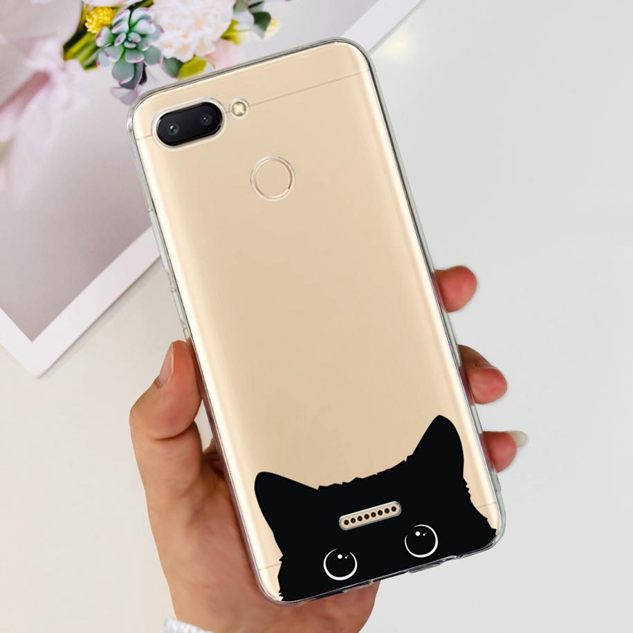 For Cover Xiaomi Redmi 6 Phone Case Fashion Marble Butterfly Soft Silicone Back Cover For Xiomi Redmi 6 6A Redmi6 Redmi6a Fundas