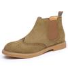Large Size 4 Boots Men's Retro Short Boots Autumn and Winter Men's Boots Carved Martin Boots Men's
