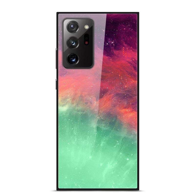 Стеклянный чехол для Samsung Galaxy S21 Note 20 Ultra Чехол Закаленное стекло Задняя крышка Для Samsung Note 20 S21 Ultra Чехол S21 S 21 Чехол