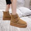 Snow Boots Women's Autumn New Thick-soled Velvet Thickened Warm Velcro Cotton Shoes Women's Wholesale
