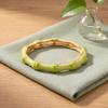 Colorful Enamel Resin Bracelet Stainless Steel Stainless Steel Bangle  Personalized