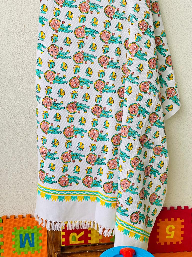 Blockprint Soft Cotton Towel
