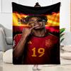 Lamine Yamal's Spain Football Celebration Blanket Ultra-Soft Perfect for Bed Seaside Sofa All-Season Use Playful Design Birthday Christmas Gift Blanke