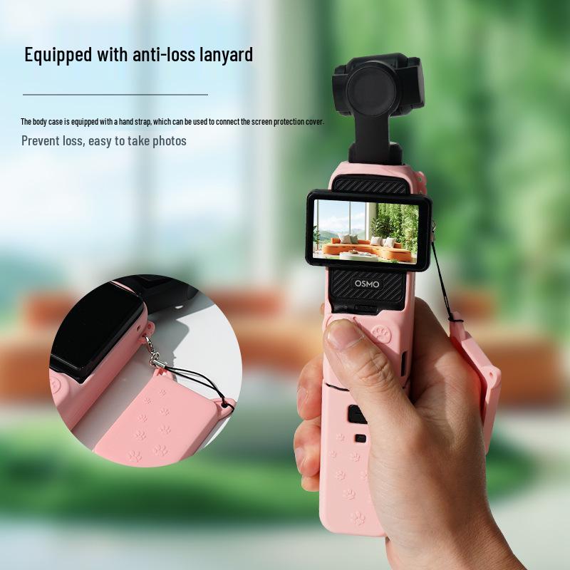 Силиконовый защитный чехол для DJI Osmo Pocket 3: Пылезащитный, Ударопрочный чехол для стабилизатора камеры