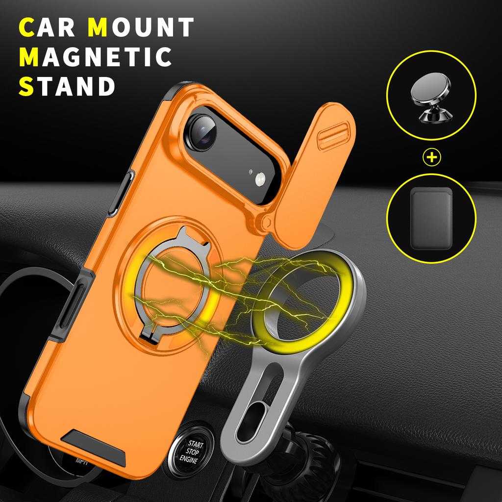 Двухслойный сверхпрочный чехол с магнитным кольцом для Iphone Air 17 Pro Max Iphone17 Iphone16 16 15 14 Plus 13 12 Pro Iphone15
