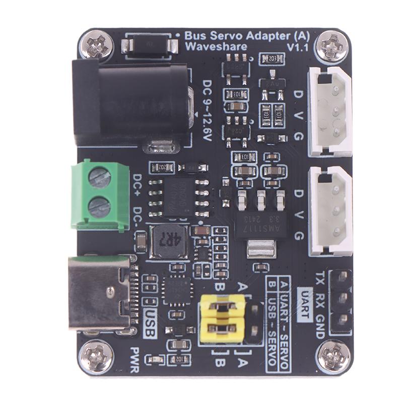 Serial Bus Servo Driver Board, Integrates Servo Power Supply And Servo Controller For Pi/Arduino/Esp32