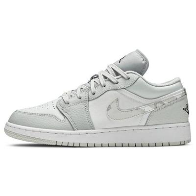 Детские кроссовки Air 1 Low SE GS White Camo Photon-Dust Grey-Fog DD3234-100