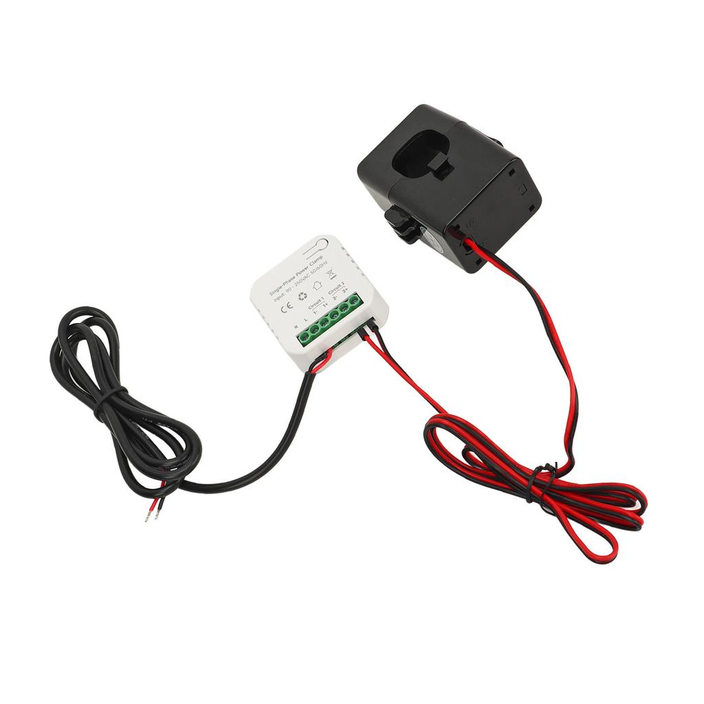 WIFI Smart Energy Meter APP Real Time Power Consumption Monitor with 200A CT Clamp AC90‑250V